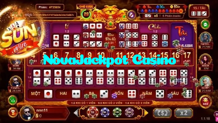 NovaJackpot Casino casino presented on mobile device in Pakistan with slots and live games